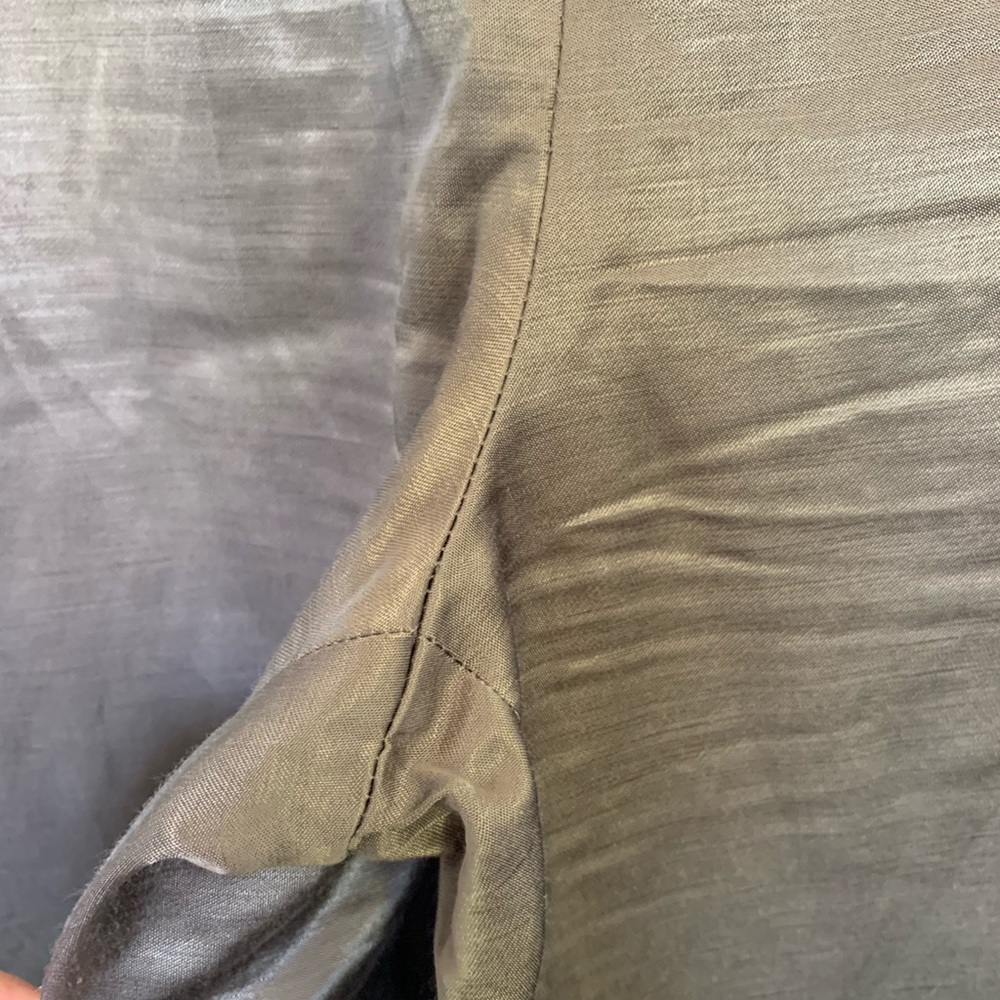 Zara Basic Metallic Slack Pants - image 5